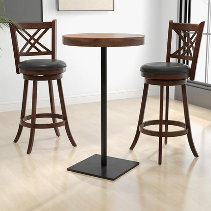 360° Swivel Barstools Set of 2 - Dreamade