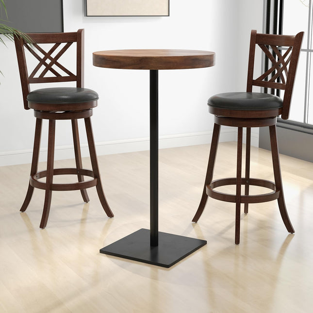 360° Swivel Barstools Set of 2 - Dreamade