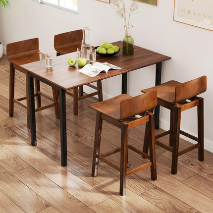 Dreamade 24.5" Swivel Bar Stools Set of 2/4