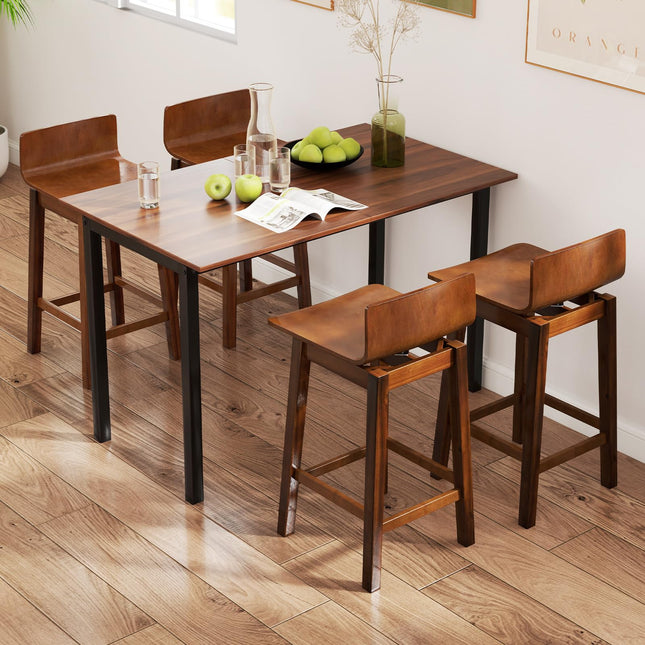 Dreamade 24.5" Swivel Bar Stools Set of 2/4