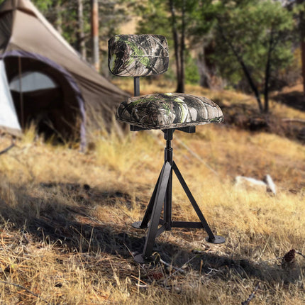 DREAMADE Hunting Chair, 360° Swivel Deer Blind Chair with Padded Seat