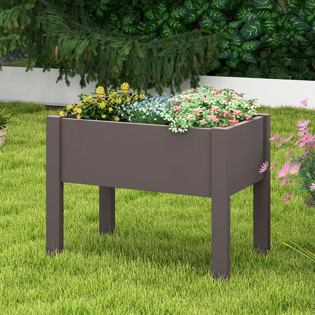 Dreamade Raised Garden Bed with Legs, Self-Watering Planter Box with Water Level Indicator