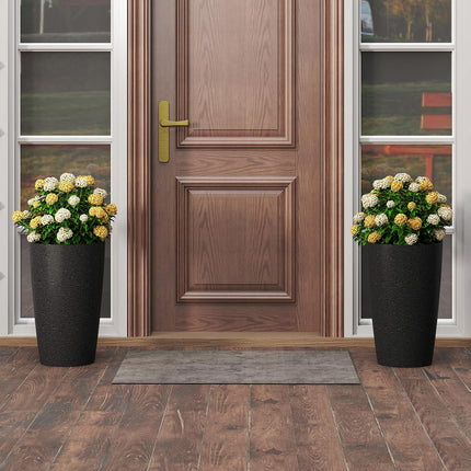 Dreamade 21” Tall Round Tapered All Weather Flower Pots Set of 2