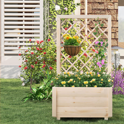 Dreamade Raised Garden Bed with Trellis (1/2)