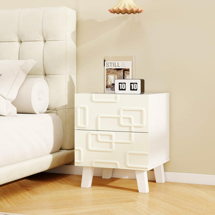 Dreamade Mid Century Modern Nightstand for Small Space
