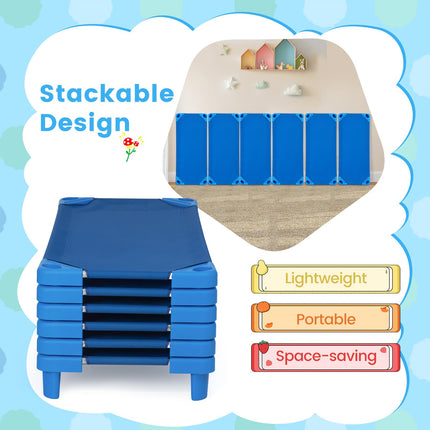 Dreamade 6 PCS/4 PCS Stackable Daycare Cot for Kids