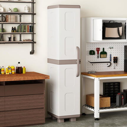 Dreamade 70” Tall Slim Storage Cabinet with Single Door