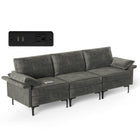 Dreamade 3-Seat Sectional Sofa Couch, 100.5