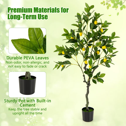 Dreamade Artificial Lemon Tree