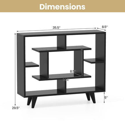 Dreamade 3 Tier Geometric Bookshelf