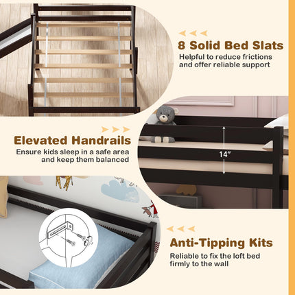 Dreamade Loft Bed with Slide
