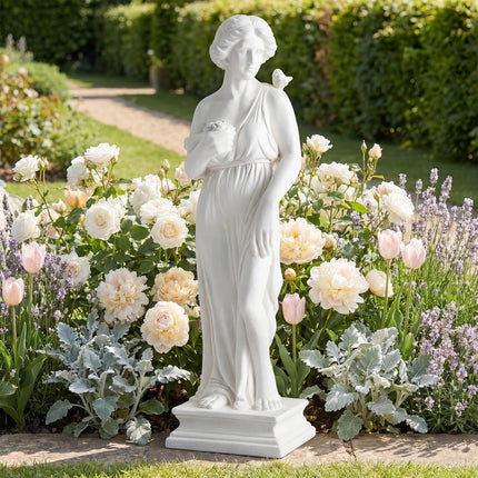 Dreamade 31.5" Greek Goddess Statue with Bird