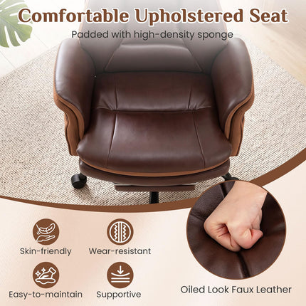 Dreamade Big & Tall Office Chair with Adjustable Armrest