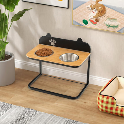 Dreamade Elevated Dog Bowls Stand - Raised Pets Cats Feeding Station