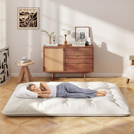 Dreamade Japanese Floor Mattress, 4 Inch Futon Mattress with Washable Cover & Storage Bag