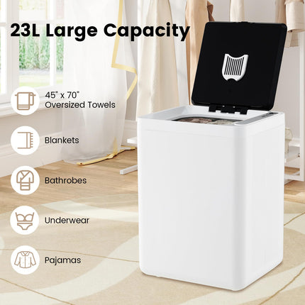 Dreamade Towel Warmer for Bathroom, 23L Luxury Towel Warmer Bucket with LED Screen