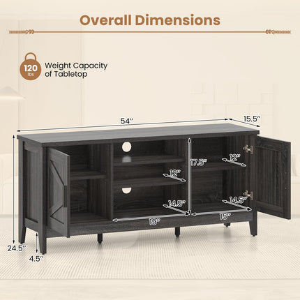 Dreamade Farmhouse TV Stand for TVs up to 65"