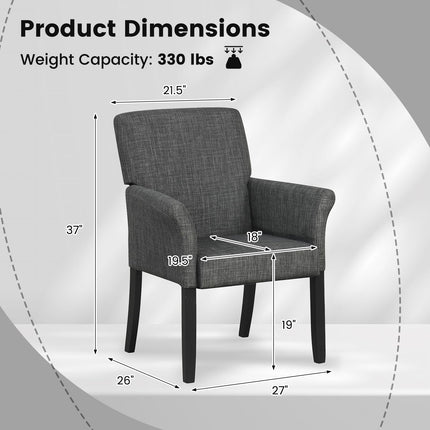 Dreamade Fabric Executive Guest Chair