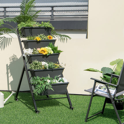 Dreamade Vertical Raised Garden Bed on Wheels