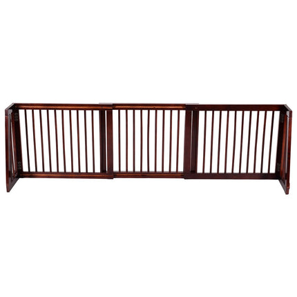 Adjustable Freestanding Pet Gate Step Over Fence - Dreamade