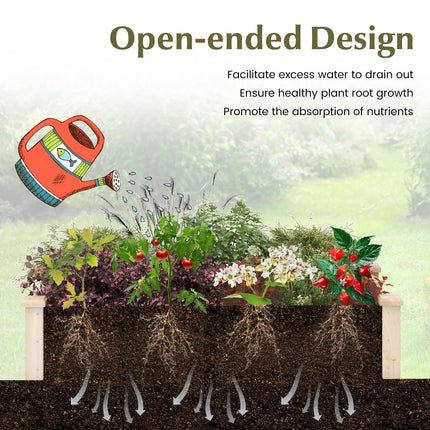 Dreamade Wooden Raised Garden Bed