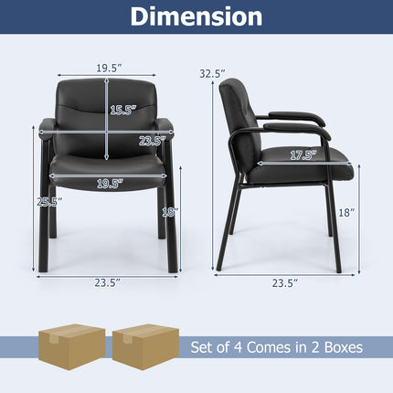 Dreamade Waiting Room Chairs Set - Office Reception Chair Set