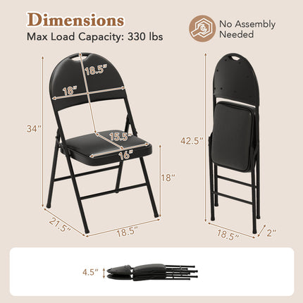 Dreamade Party Chairs with Metal Frame for Indoor Outdoor