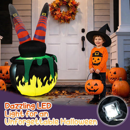 DREAMADE 6 FT Halloween Inflatable Witch Legs