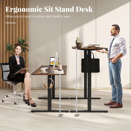 Dreamade 63" x 24" Electric Standing Desk with Adjustable Height