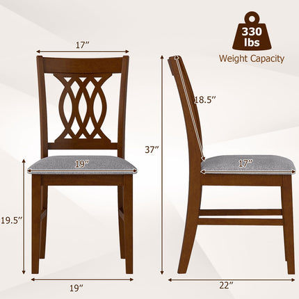 Dreamade Upholstered Dining Chairs Set of 2/4 for Kitchen