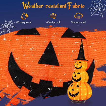 Dreamade 5 FT Halloween Light Up Pumpkin Decoration