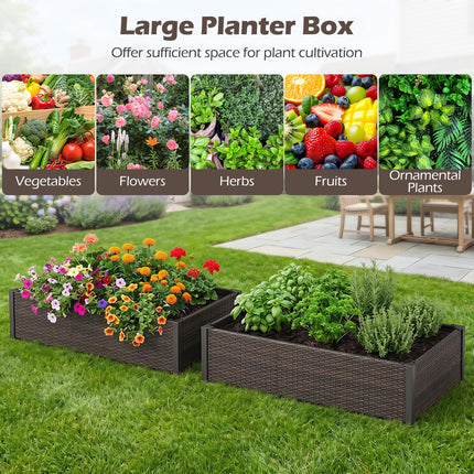Dreamade Raised Garden Bed for Vegetables Flowers Herbs