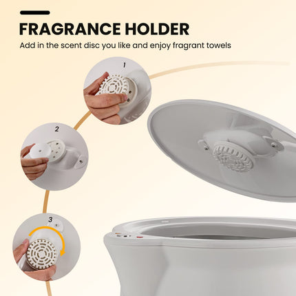 Dreamade Towel Warmer Bucket 20L, Bathroom Towel Heater with Lid