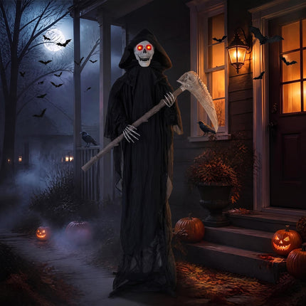 DREAMADE 6 FT Life Size Animatronic Grim Reaper