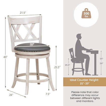 Dreamade 25.5" Bar Stools Set
