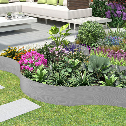 Dreamade 6 Pack Galvanized Steel Landscape Edging