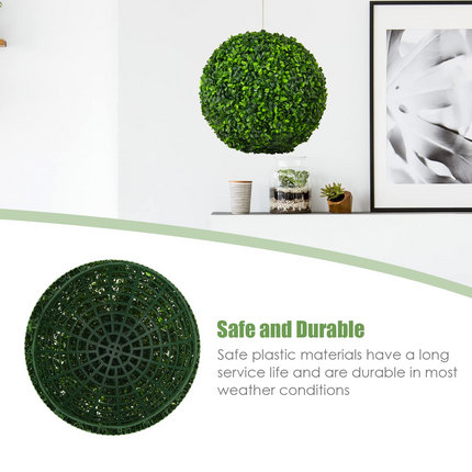 Dreamade 2 PCS 15.7 Inch Artificial Boxwood Topiary Balls - DreamadeUS