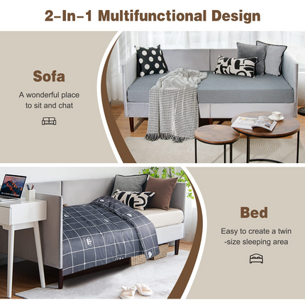 Dreamade Upholstered Daybed, Twin Daybed