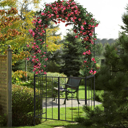 Dreamade Garden Arbor Trellis with Door