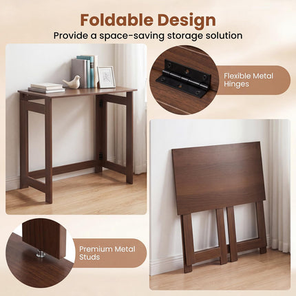 Dreamade 32" Folding Console Table