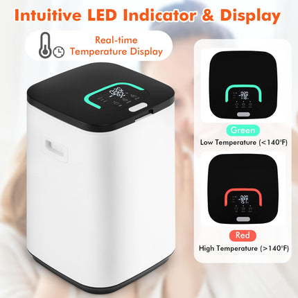 Dreamade 23L Large Hot Towel Heater with Rapid Heating and Adjustable Timer