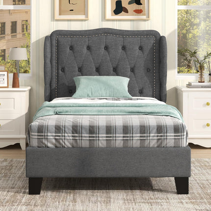 Dreamade Twin Bed Frames with Headboard
