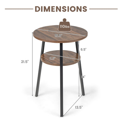 Dreamade Round End Table Set