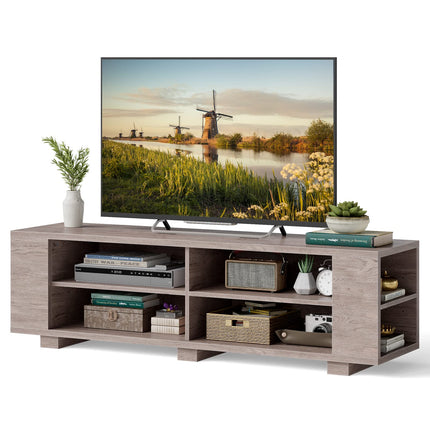 Dreamade TV Stand Entertainment Center - Farmhouse Television Table up to 65 Inches TVs, 7 Colors