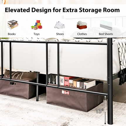 Dreamade Full Size Platform Bed Frame