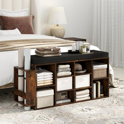 Dreamade Shoe Storage Bench with Umbrella Stand