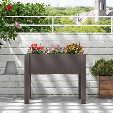 Dreamade Raised Garden Bed with Legs, Self-Watering Planter Box with Water Level Indicator