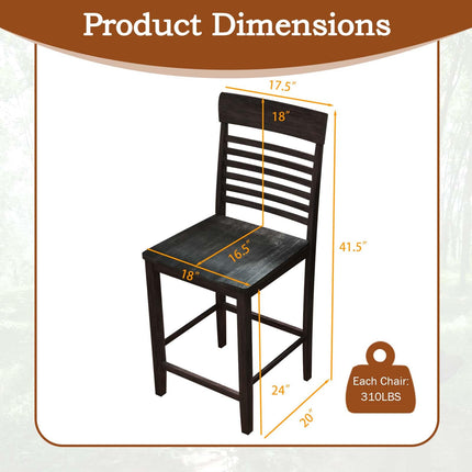 Dreamade Counter Height Bar Stools Set of 2/4