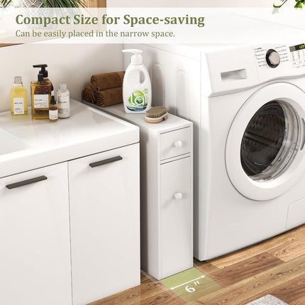 Dreamade Small Bathroom Storage Cabinet