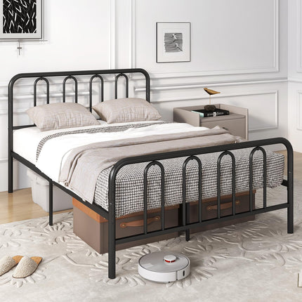 Dreamade Full/Queen/King Size Bed Frame with Headboard